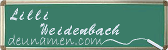 Lilli Weidenbach Visitenkarte